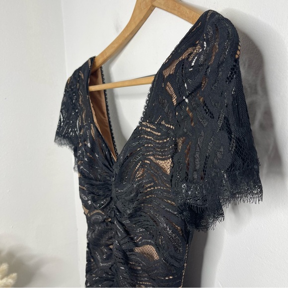 Jonathan Simkhai Black Lace Off-Shoulder Mini Dress - Picture 13 of 16